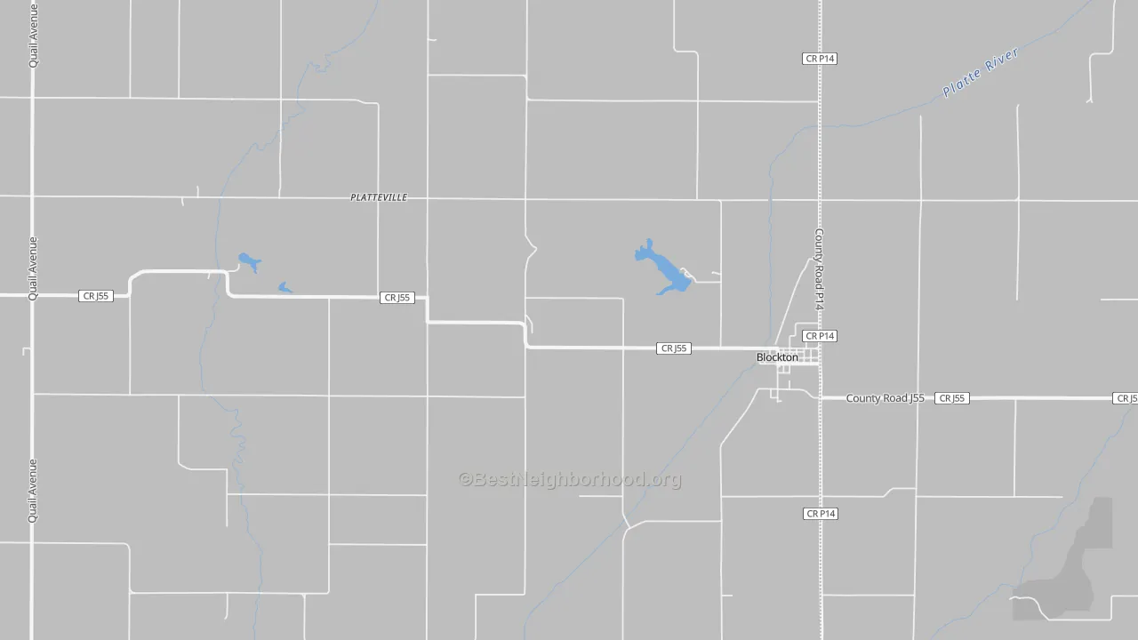 Transit Grade map of Blockton, IA