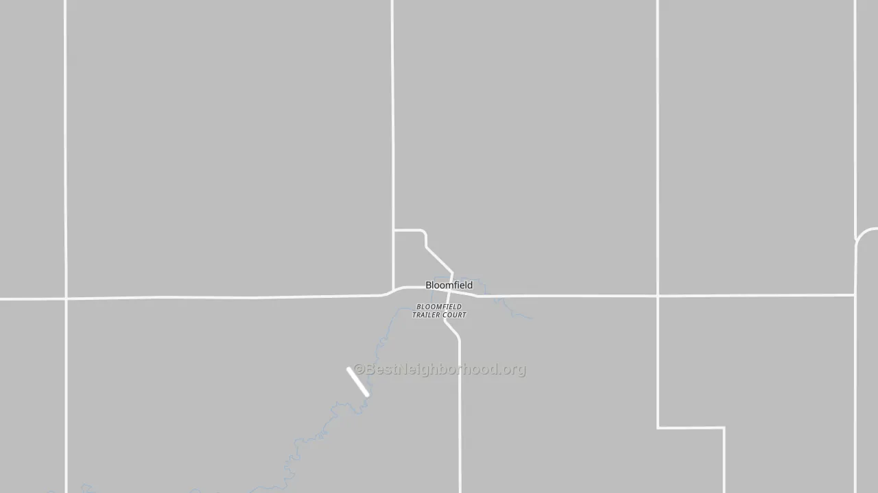 Transit Grade map of Bloomfield, NE