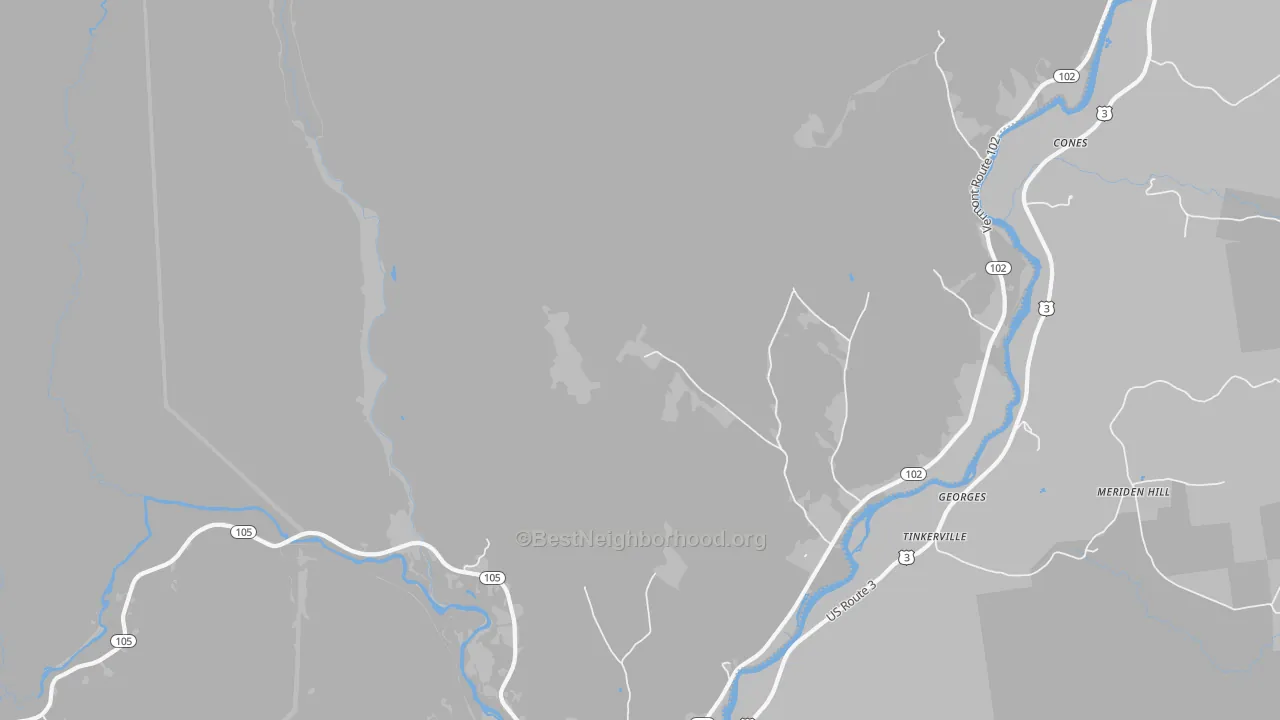 Transit Grade map of Bloomfield, VT