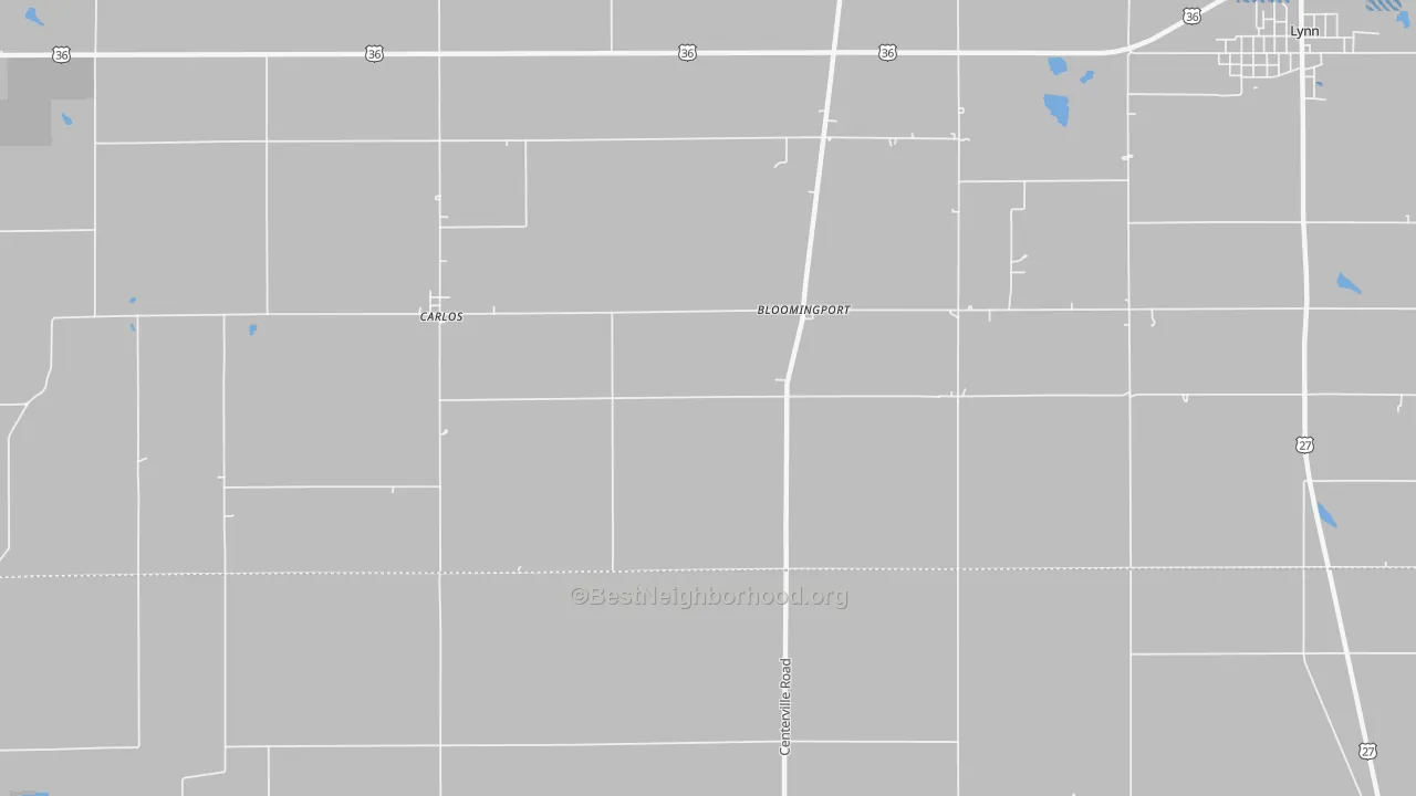 Transit Grade map of Bloomingport, IN