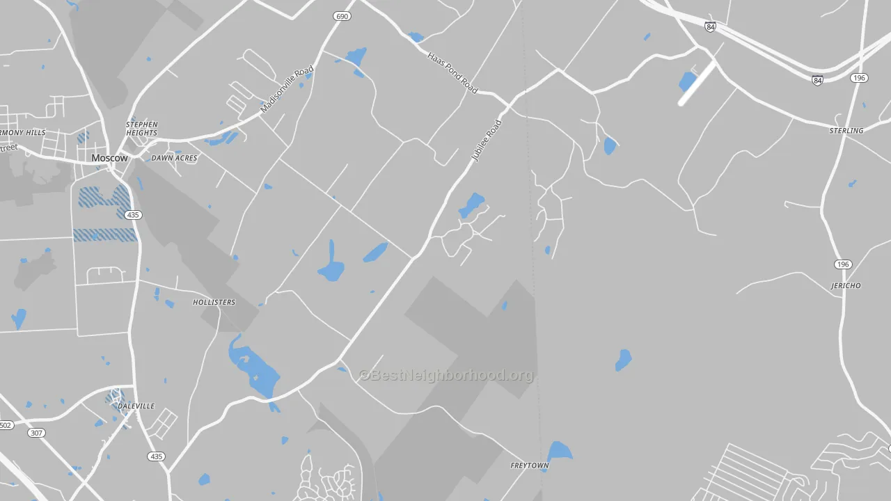 Transit Grade map of Bloomington, PA