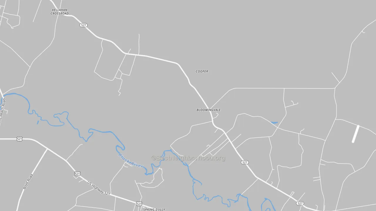 Transit Grade map of Bloomingvale, SC