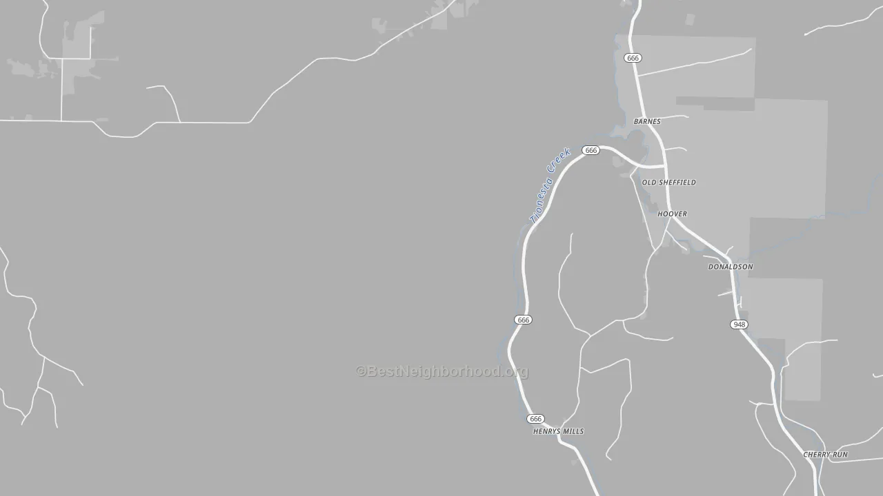 Transit Grade map of Blue Jay, PA