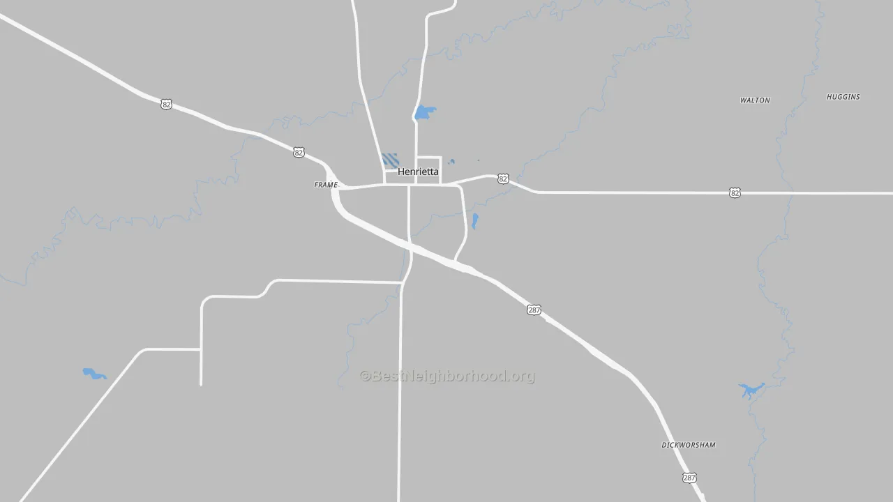 Transit Grade map of Bluegrove, TX