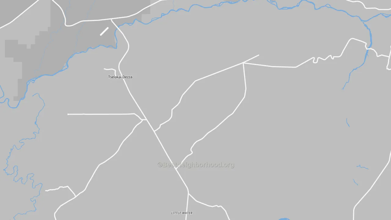 Transit Grade map of Bluff, UT