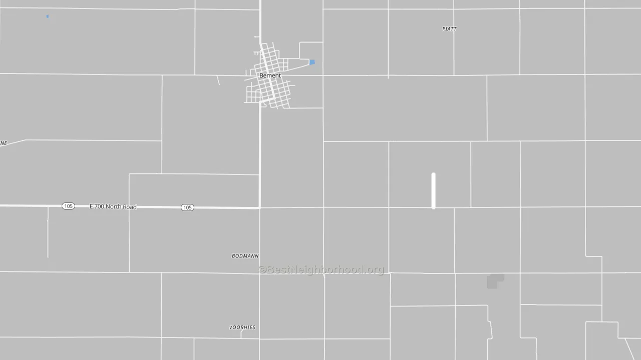 Transit Grade map of Bodman, IL