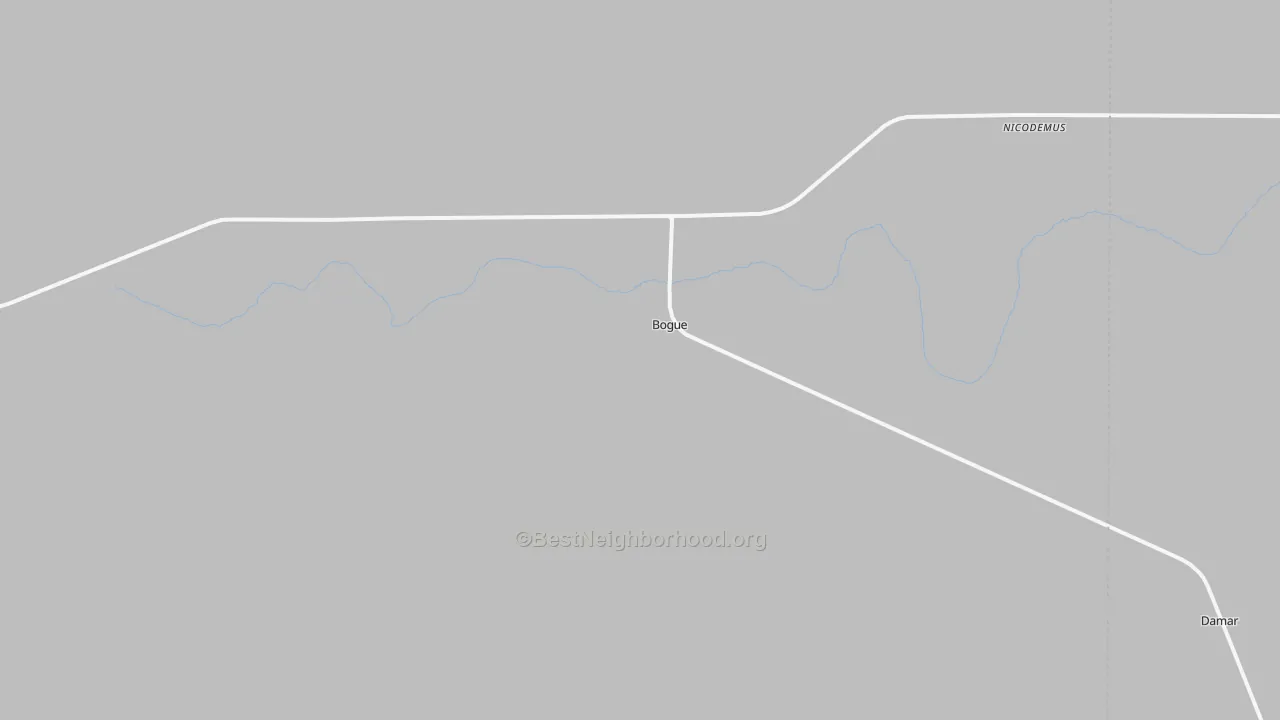 Transit Grade map of Bogue, KS