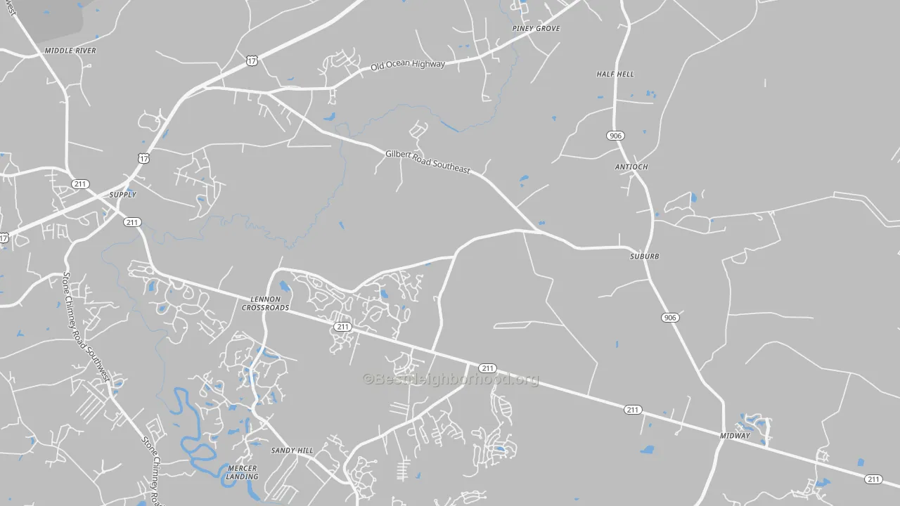 Transit Grade map of Bolivia, NC