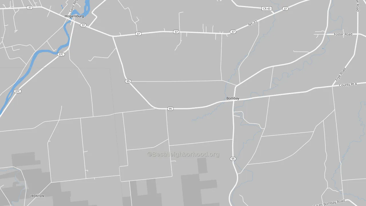 Transit Grade map of Bombay, NY