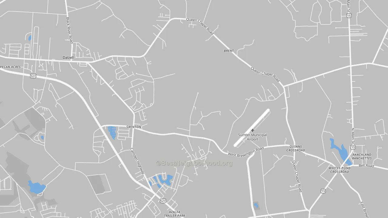 Transit Grade map of Bon Air Terrace, SC