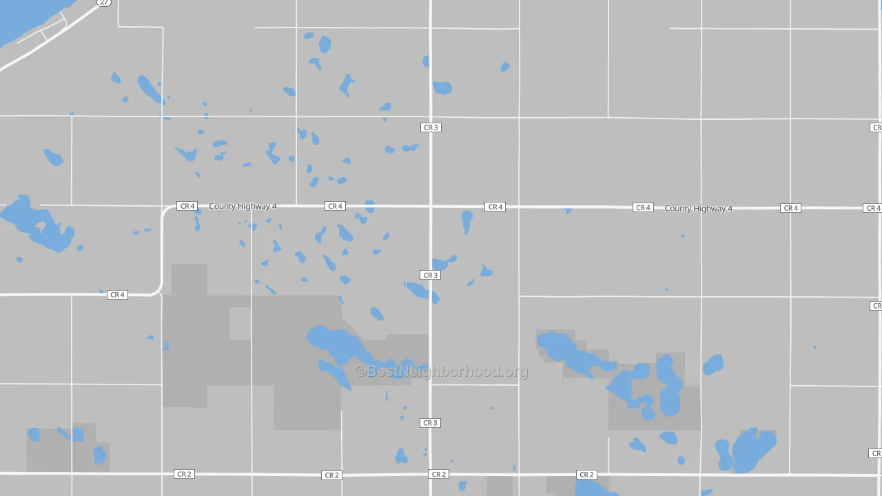 Transit Grade map of Bonanza Grove, MN