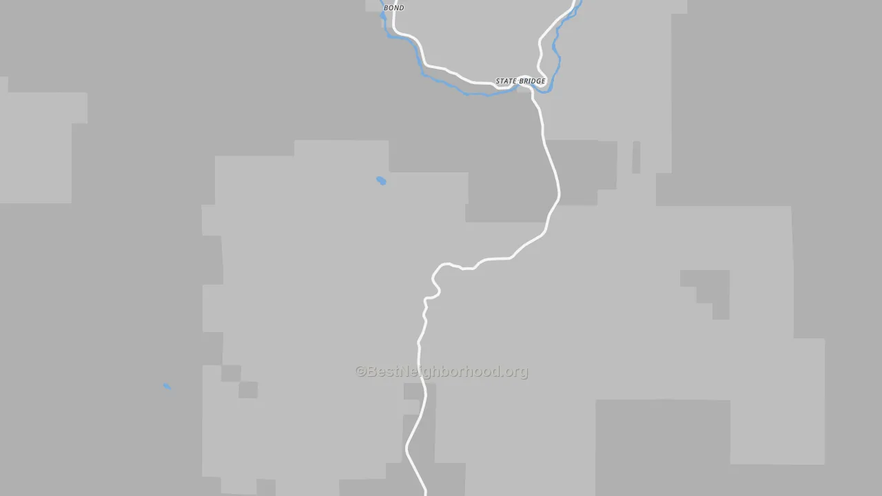 Transit Grade map of Bond, CO