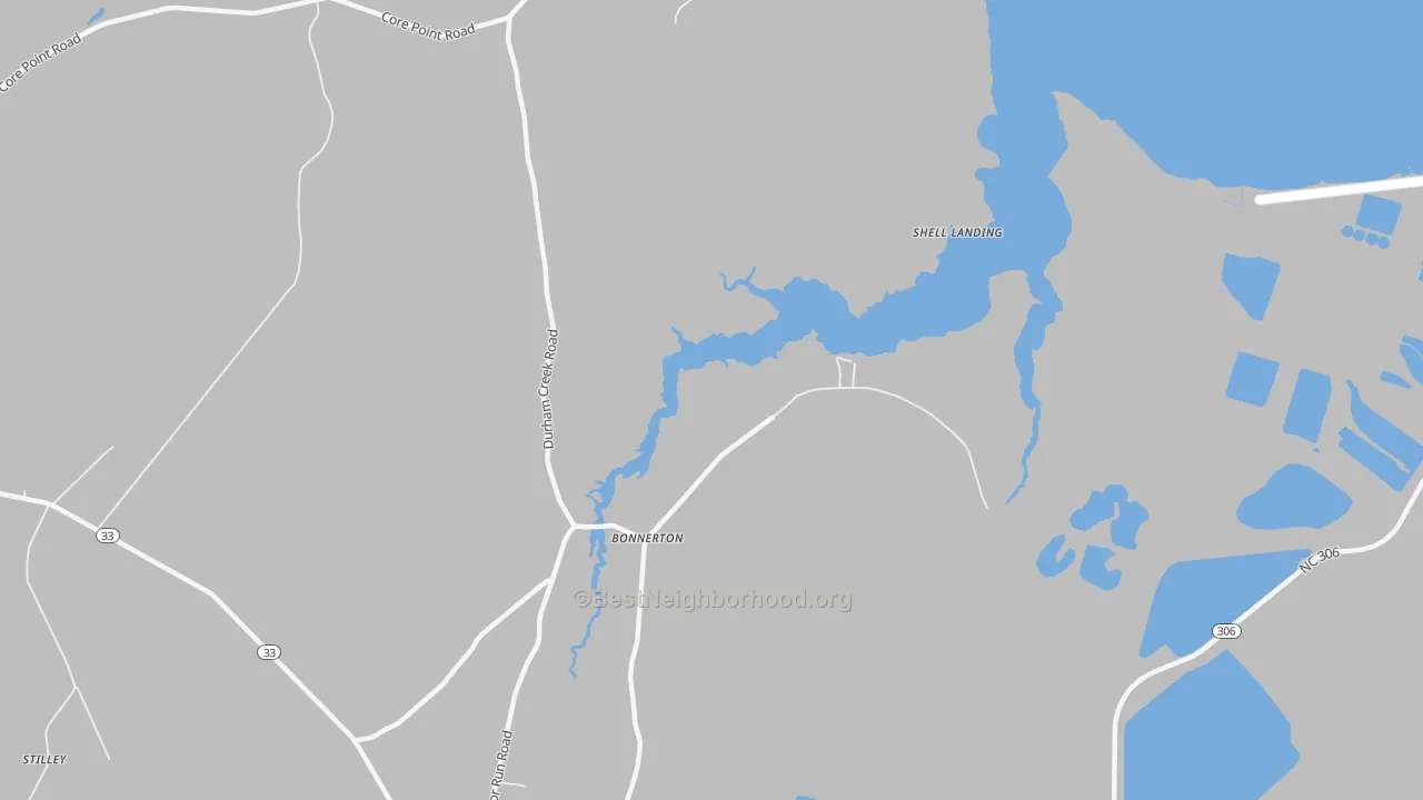 Transit Grade map of Bonnerton, NC