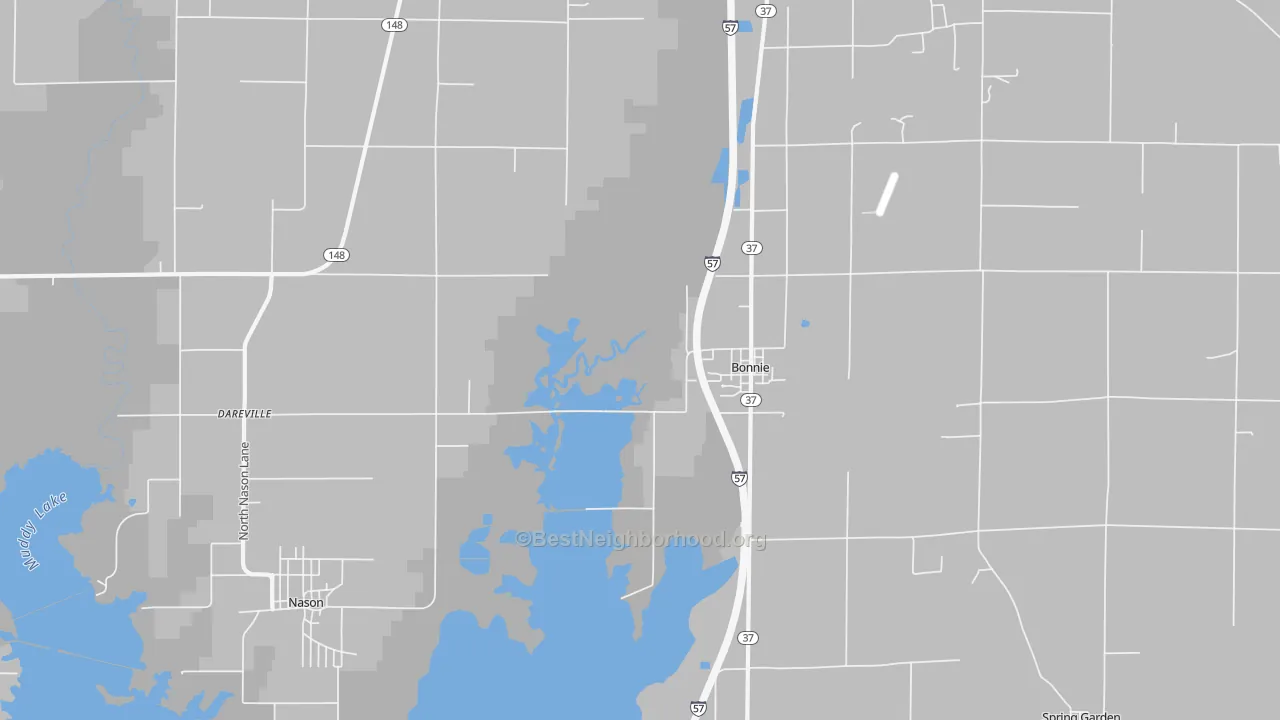 Transit Grade map of Bonnie, IL
