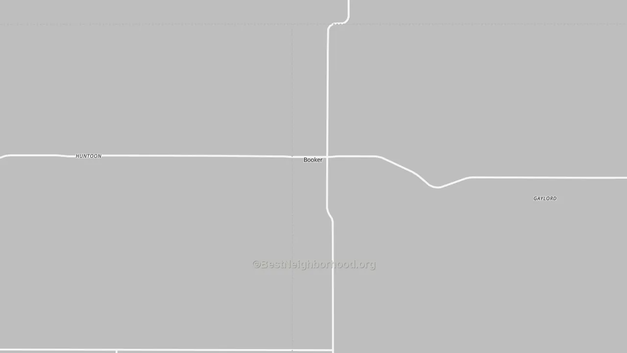 Transit Grade map of Booker, TX