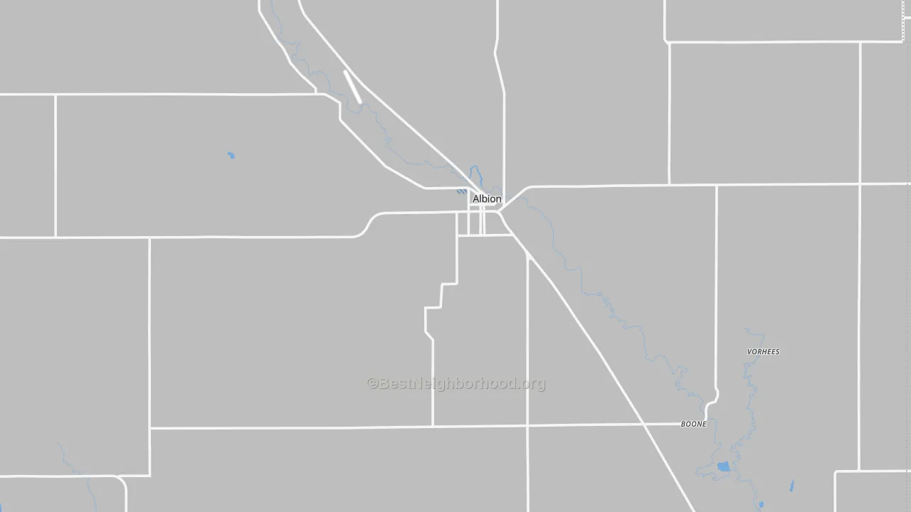 Transit Grade map of Boone County, NE