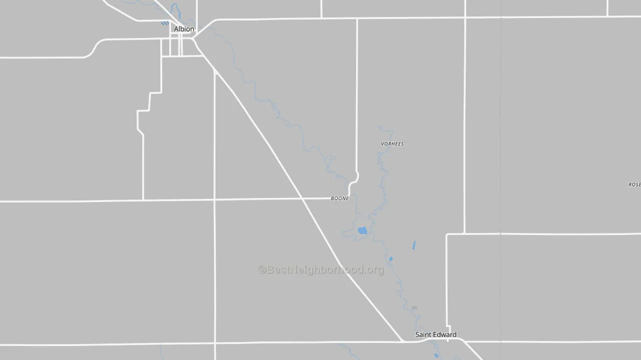 Transit Grade map of Boone, NE