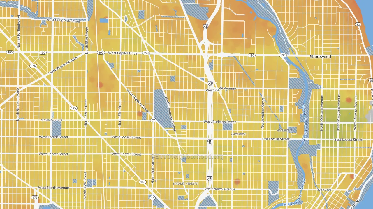 Transit Grade map of Borchert Field, Milwaukee, WI