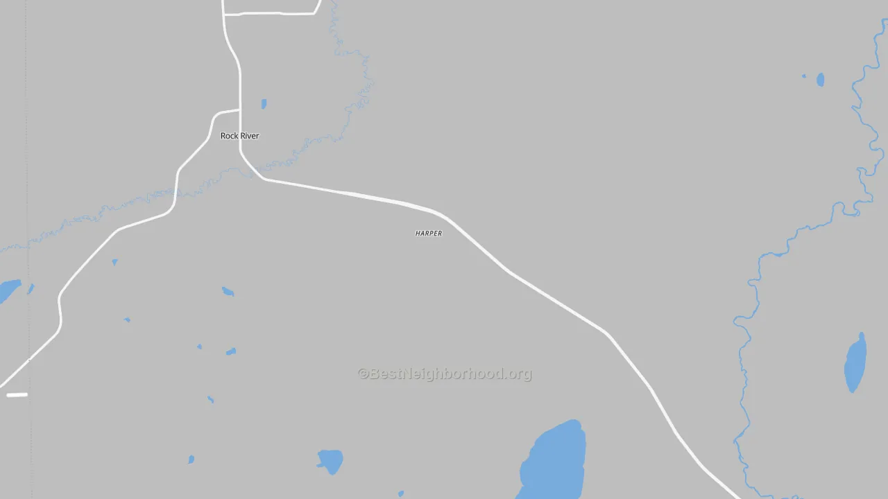 Transit Grade map of Bosler, WY