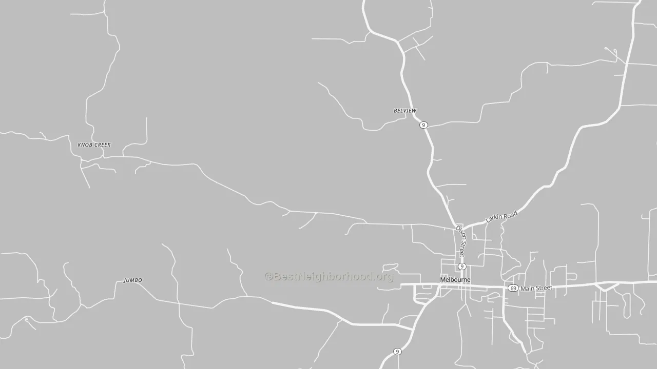 Transit Grade map of Boswell, AR