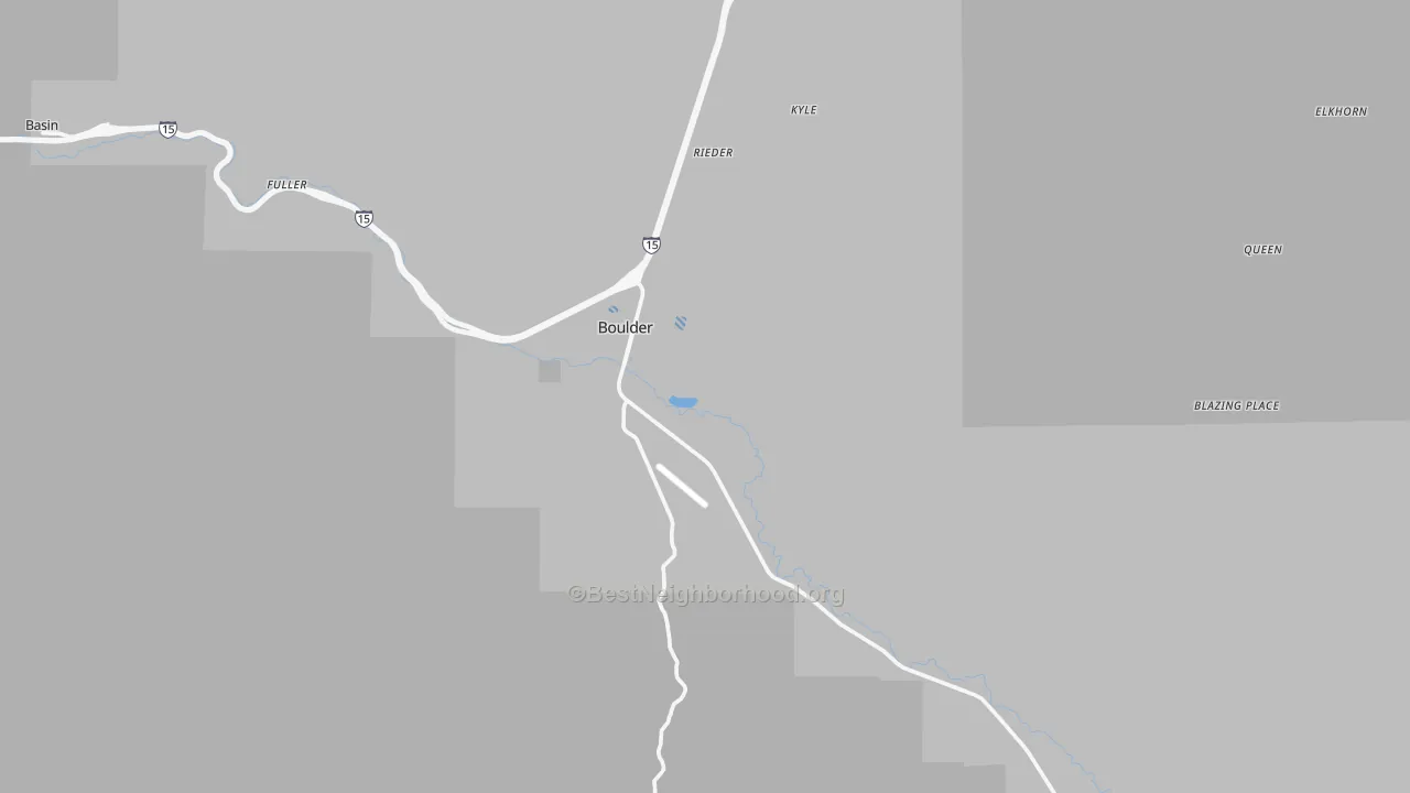 Transit Grade map of Boulder, MT