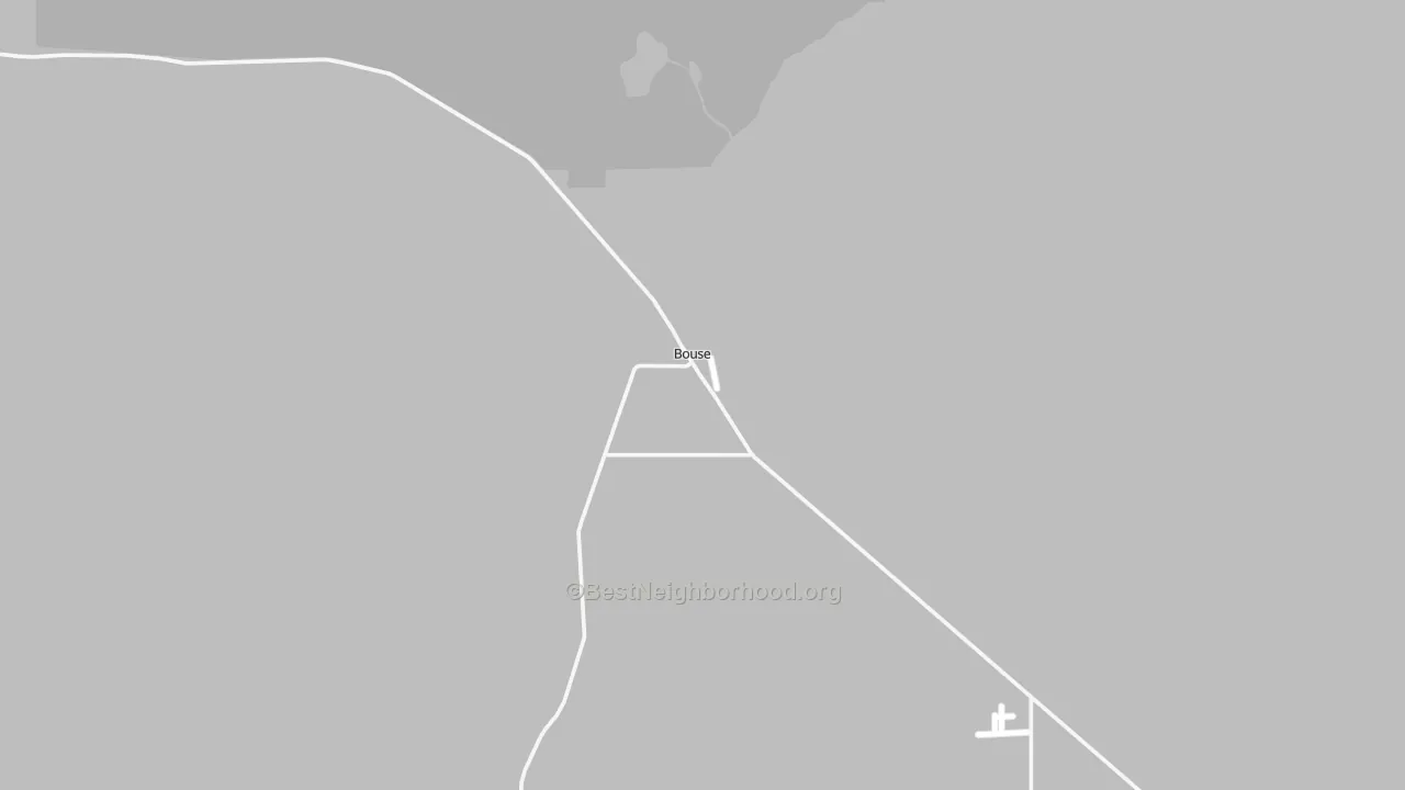 Transit Grade map of Bouse, AZ