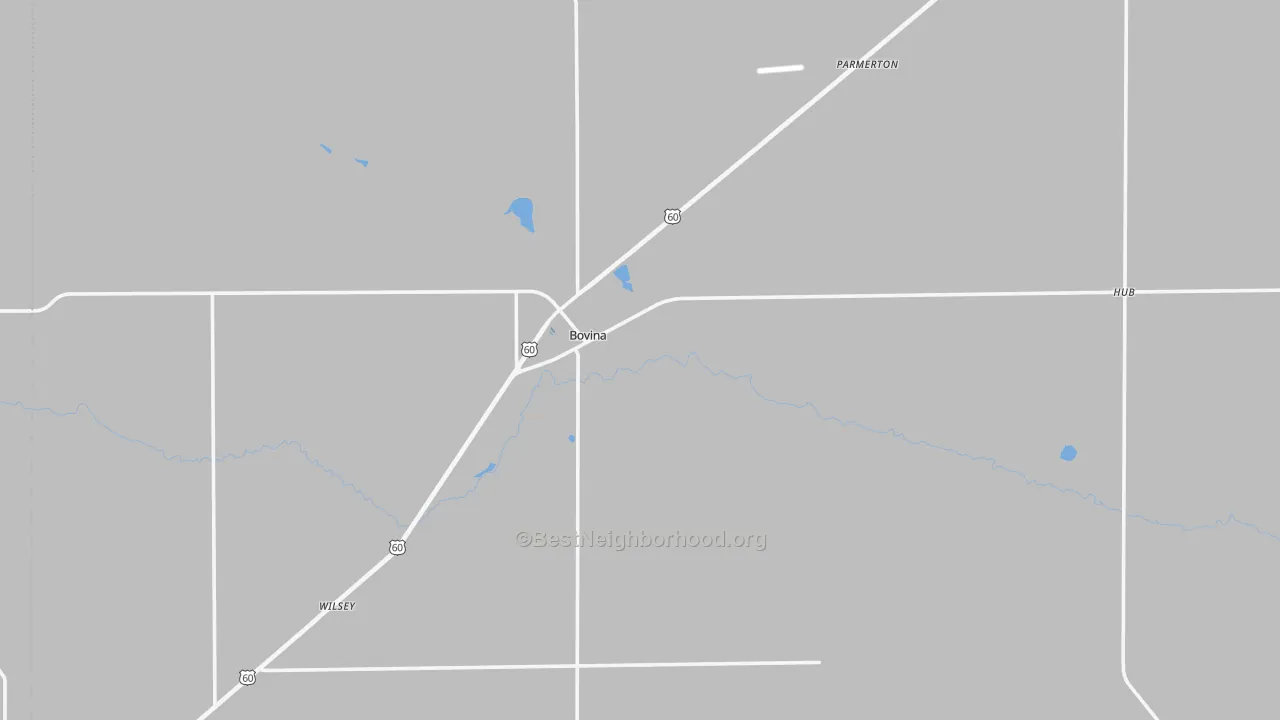 Transit Grade map of Bovina, TX