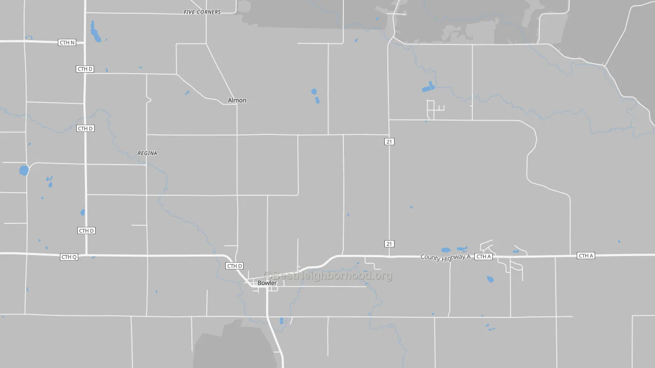 Transit Grade map of Bowler, WI