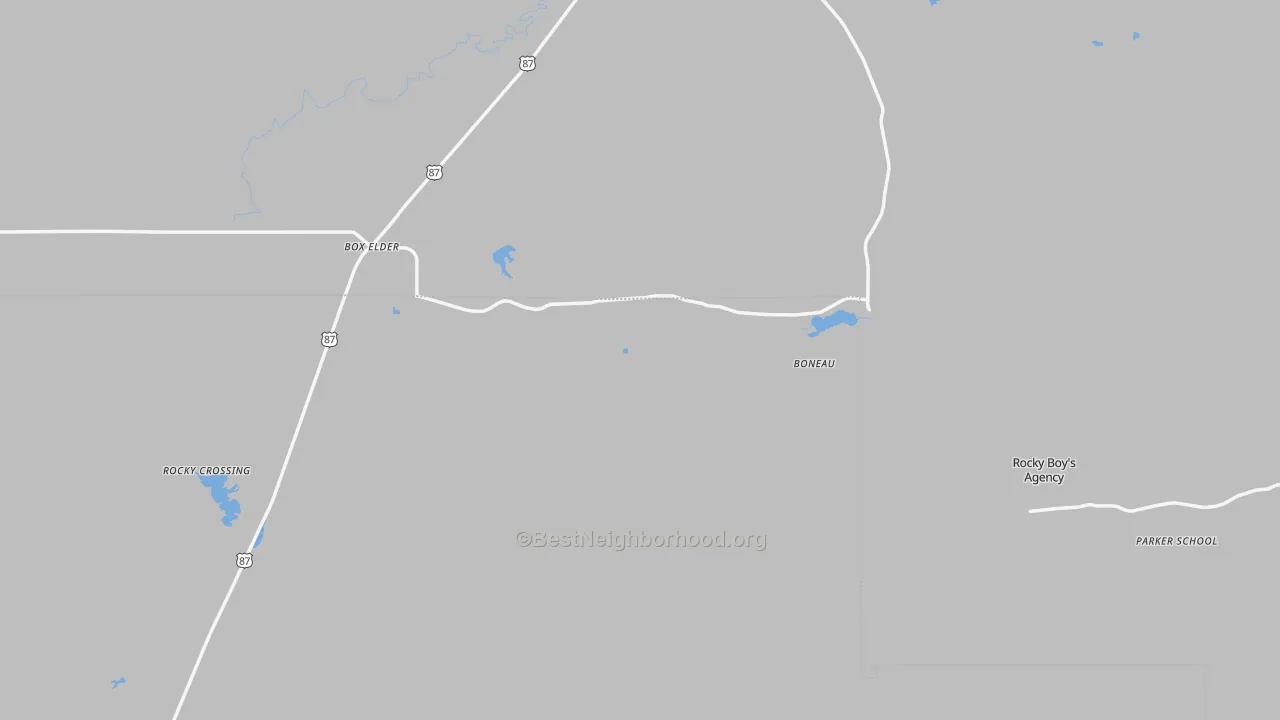 Transit Grade map of Box Elder, MT