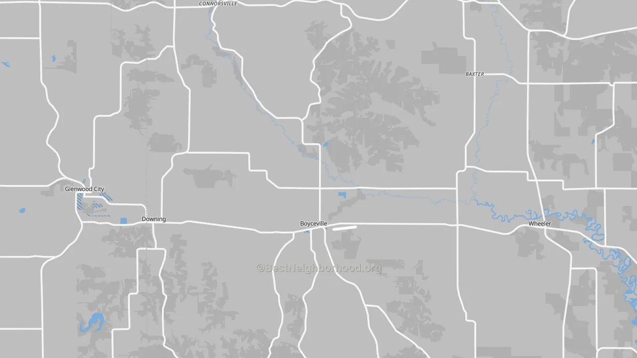 Transit Grade map of Boyceville, WI