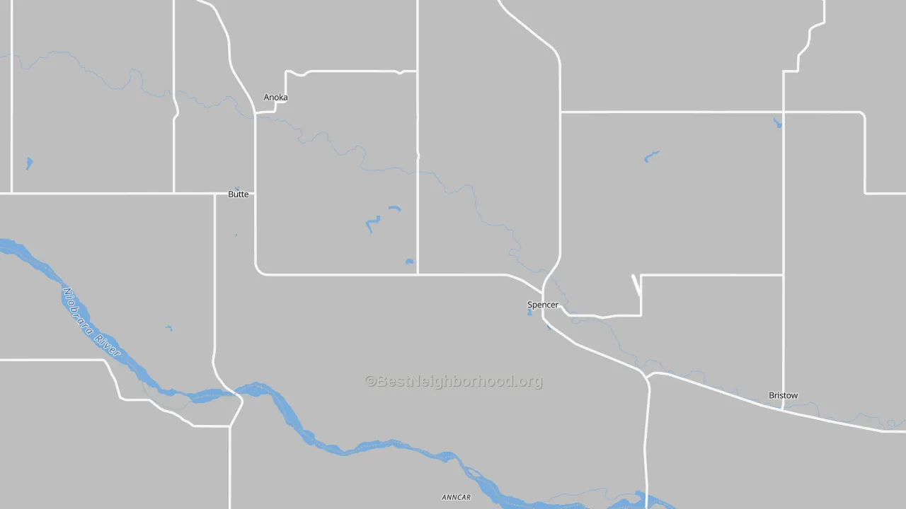 Transit Grade map of Boyd County, NE