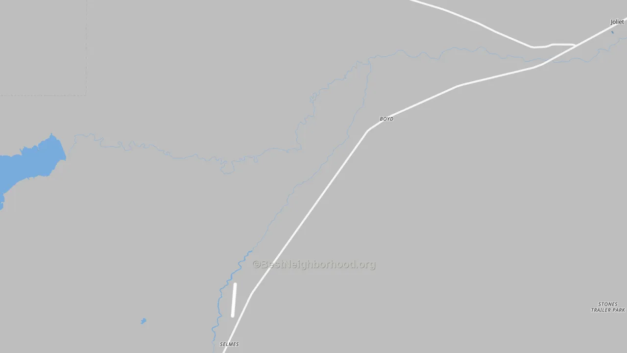Transit Grade map of Boyd, MT