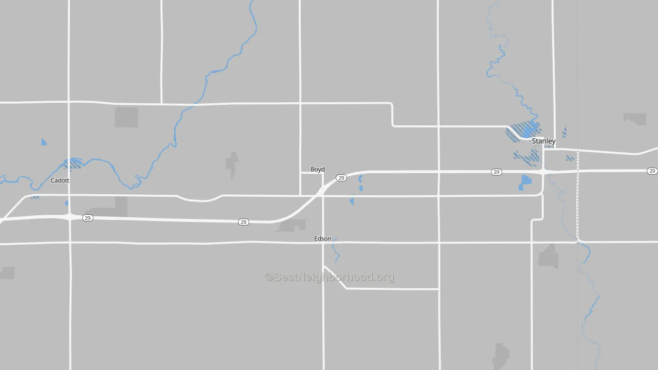 Transit Grade map of Boyd, WI
