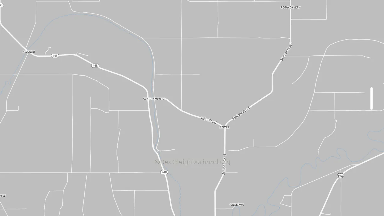 Transit Grade map of Boyer, MS