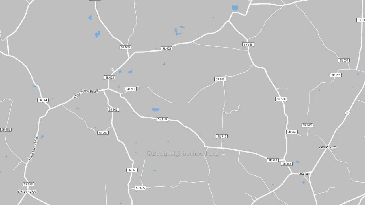 Transit Grade map of Boykins and Branchville, VA