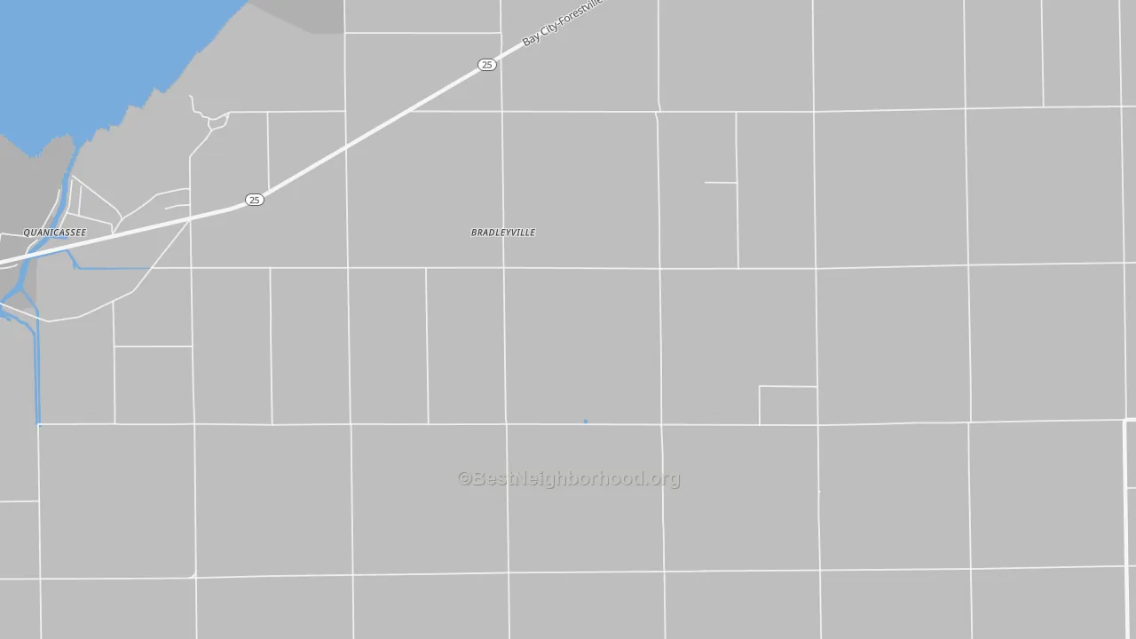 Transit Grade map of Bradleyville, MI