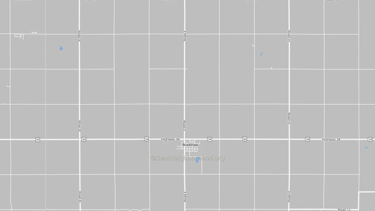 Transit Grade map of Bradshaw, NE