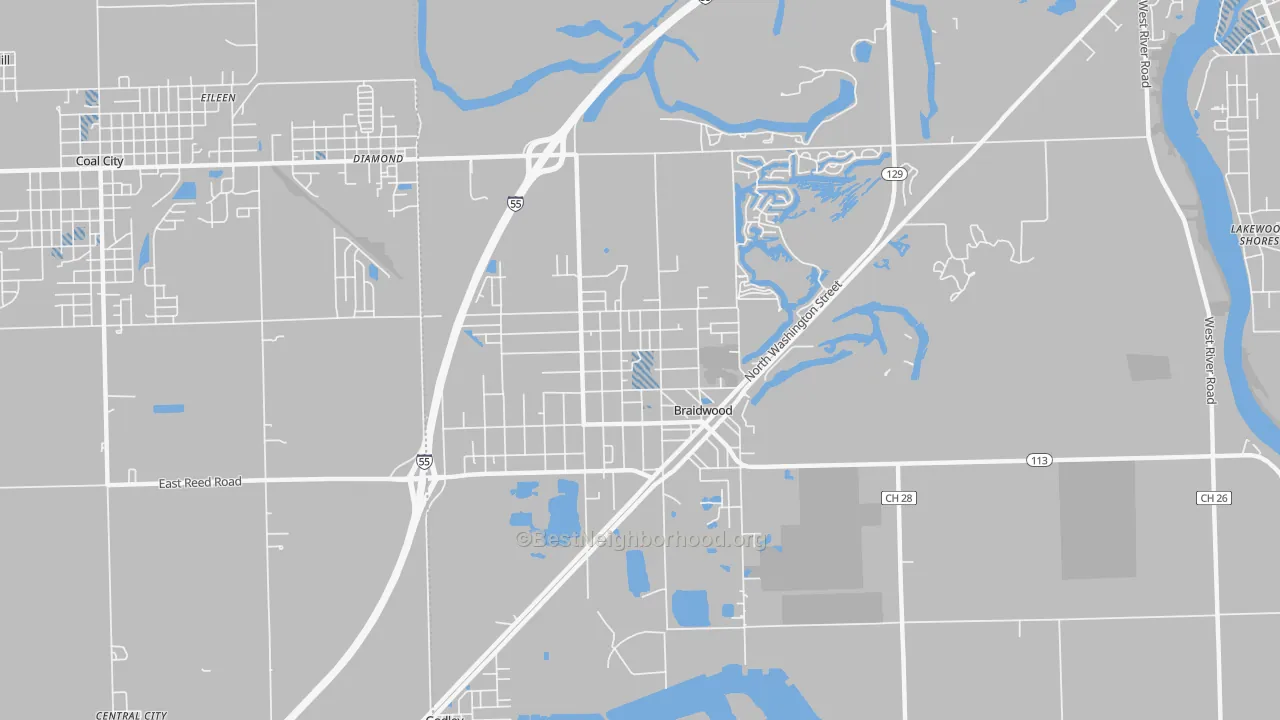 Transit Grade map of Braidwood, IL