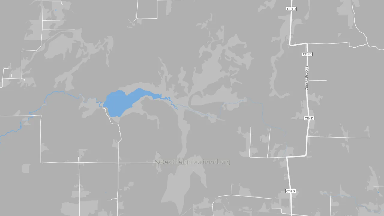 Transit Grade map of Brantwood, WI