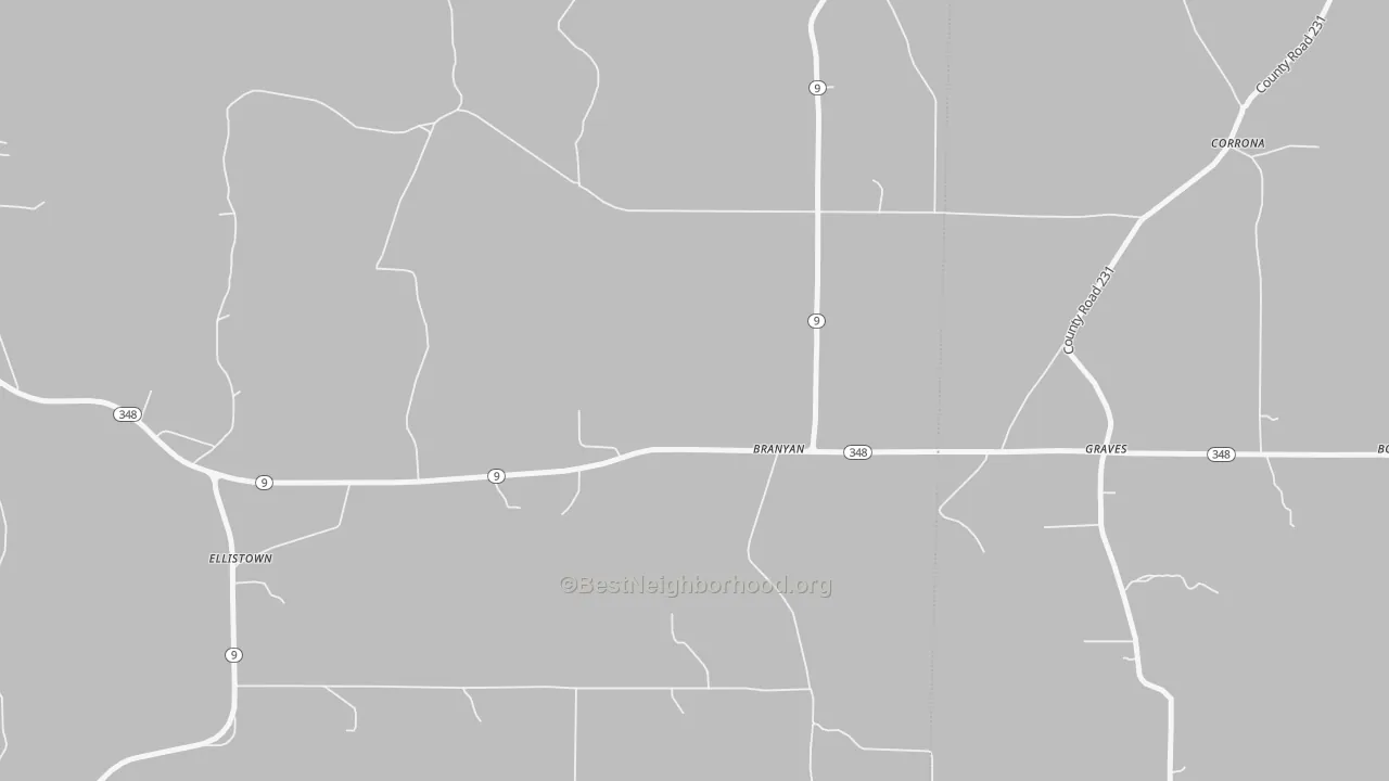 Transit Grade map of Branyan, MS