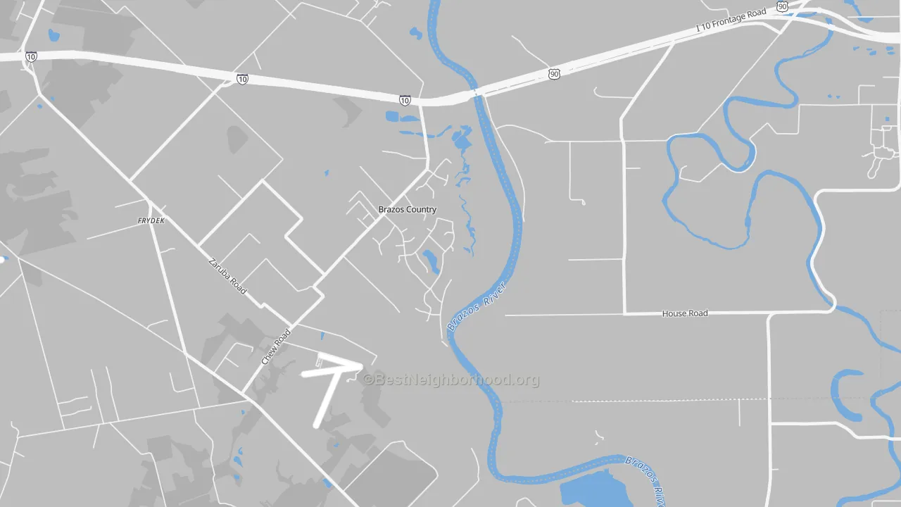 Transit Grade map of Brazos Country, TX