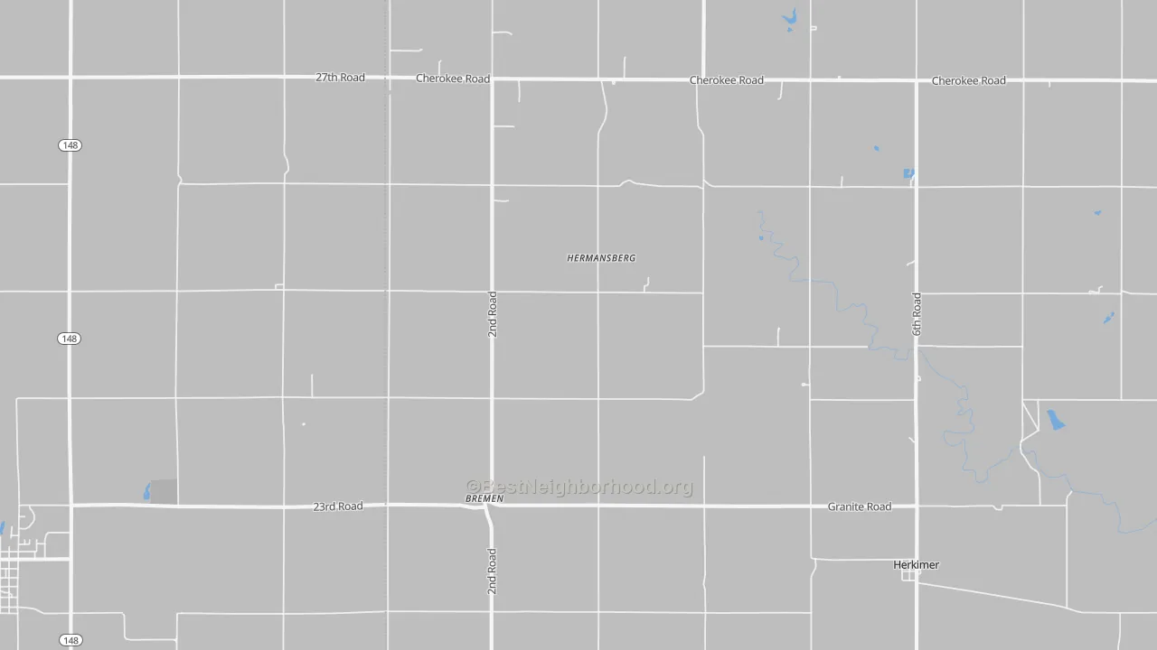 Transit Grade map of Bremen, KS