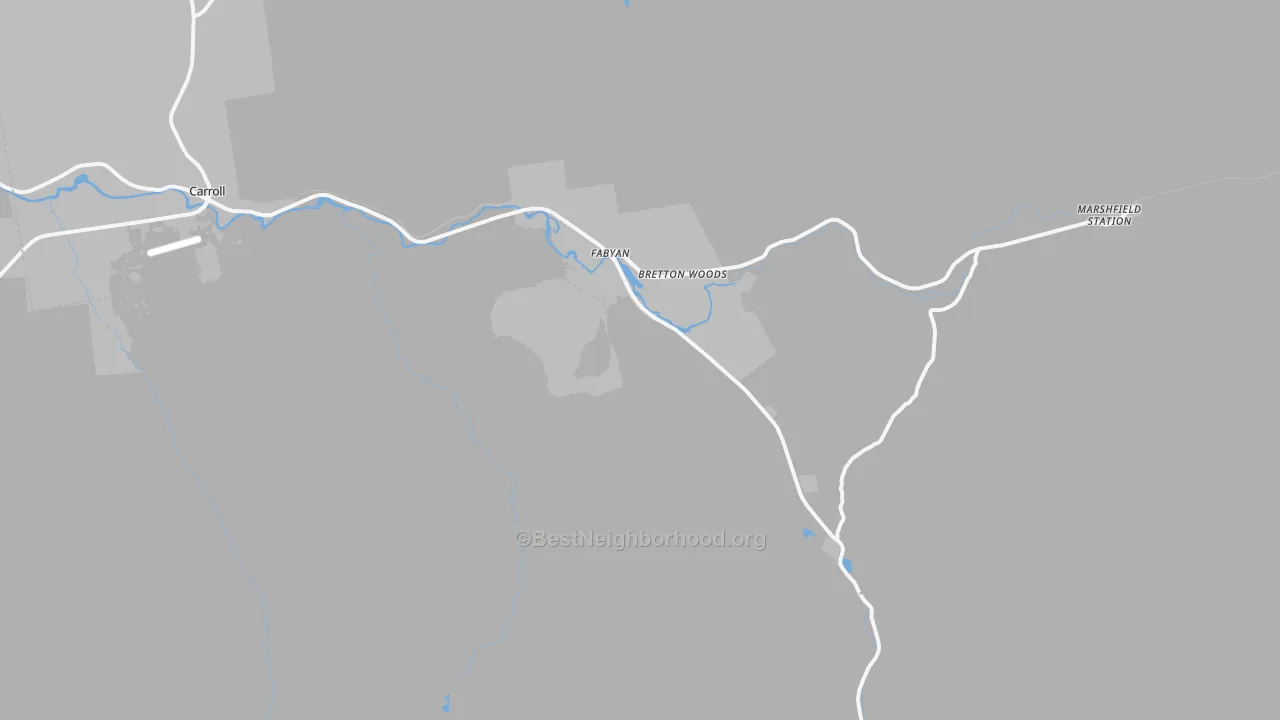 Transit Grade map of Bretton Woods, NH
