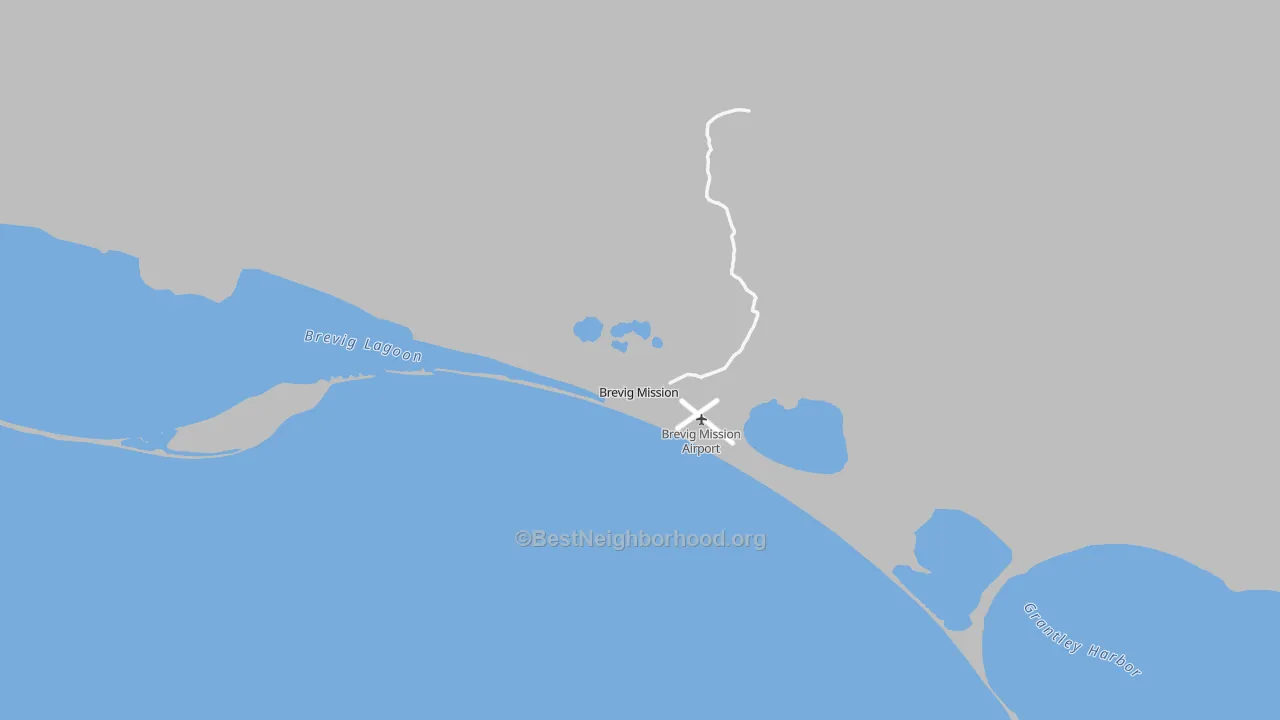 Transit Grade map of Brevig Mission, AK
