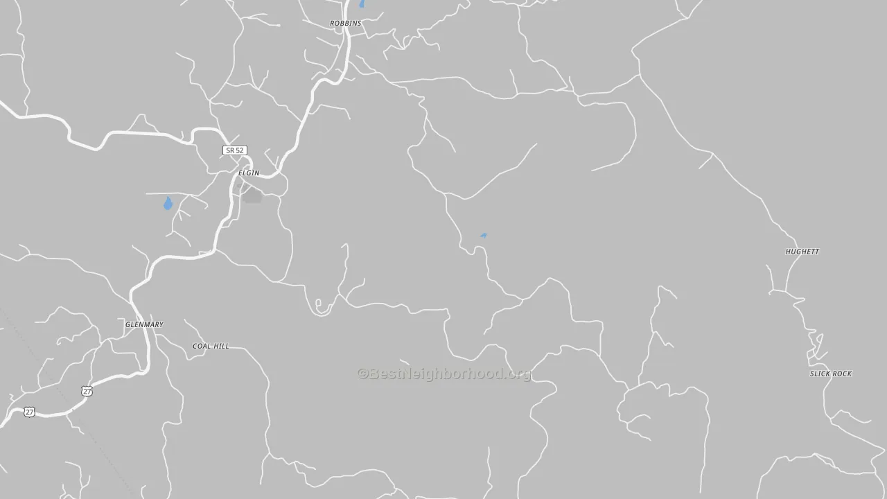 Transit Grade map of Brewstertown, TN
