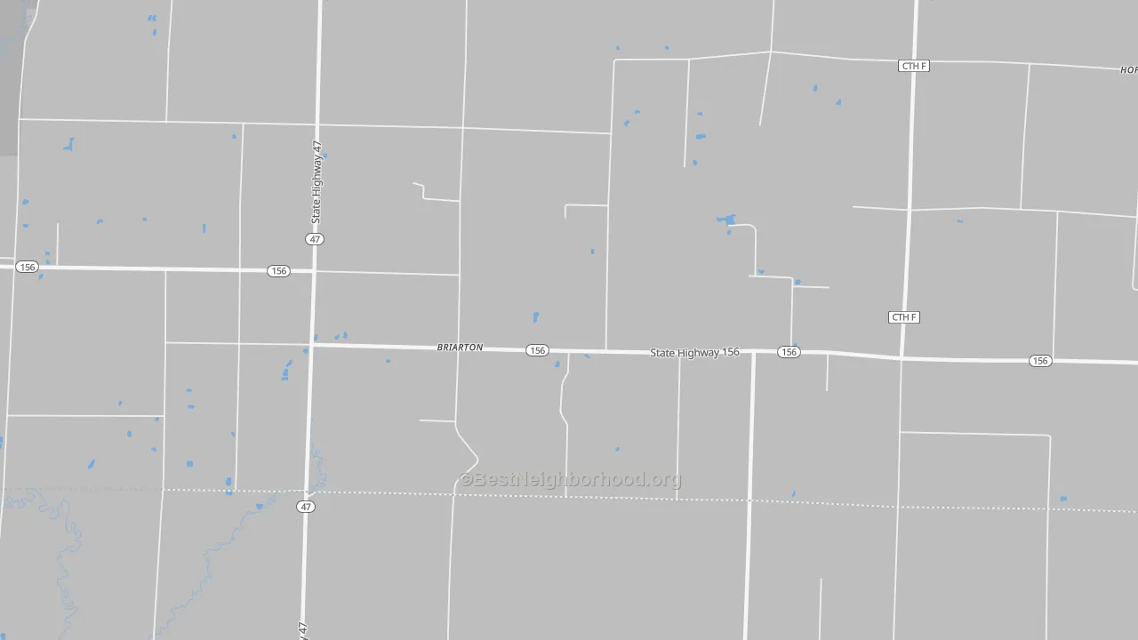 Transit Grade map of Briarton, WI