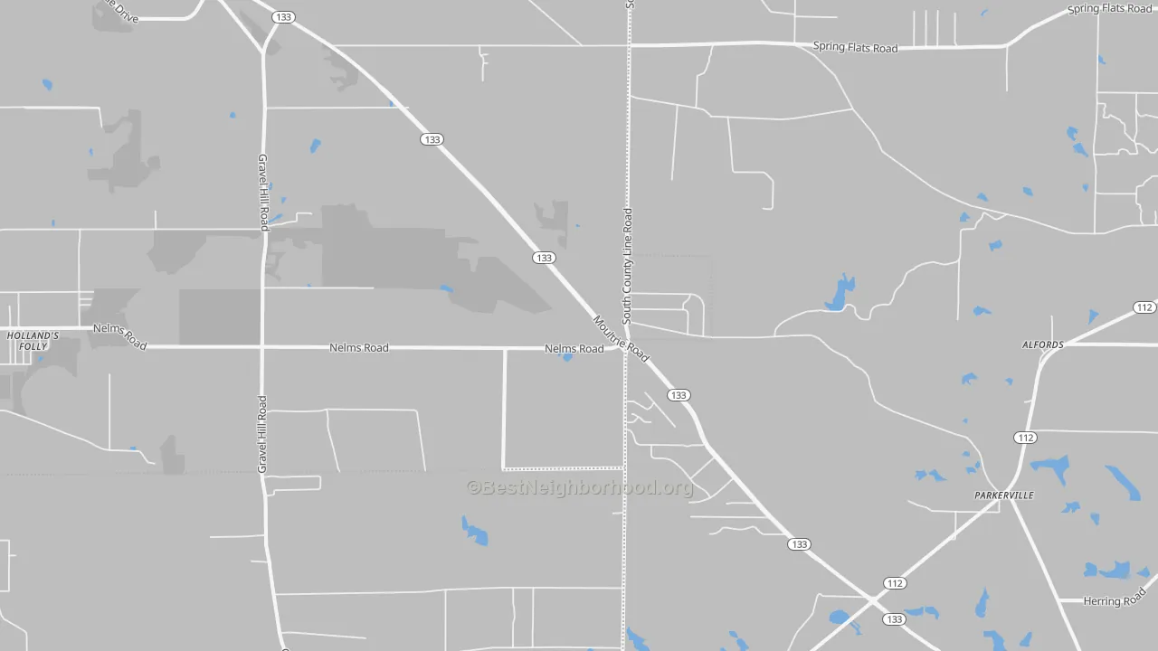 Transit Grade map of Bridgeboro, GA