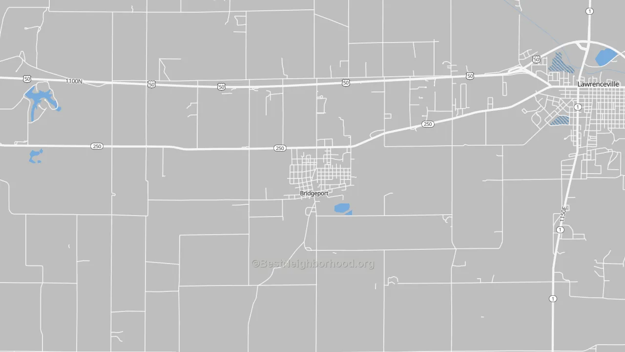 Transit Grade map of Bridgeport, IL