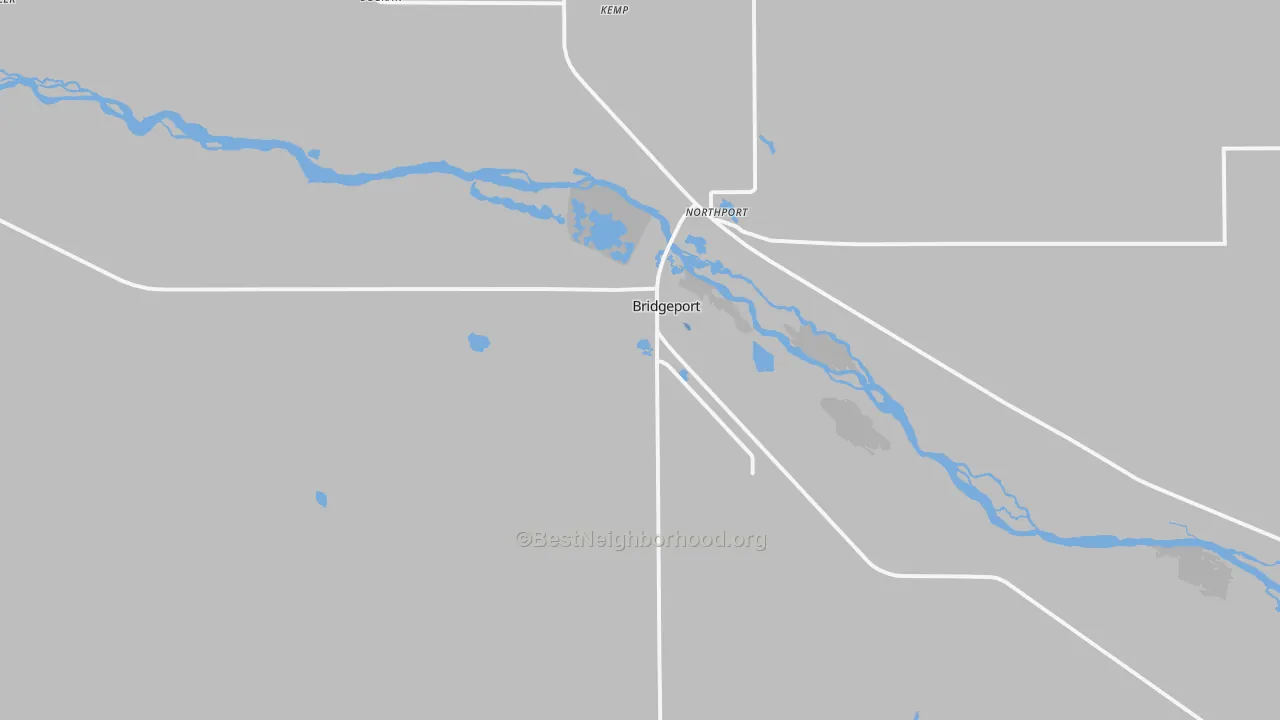 Transit Grade map of Bridgeport, NE