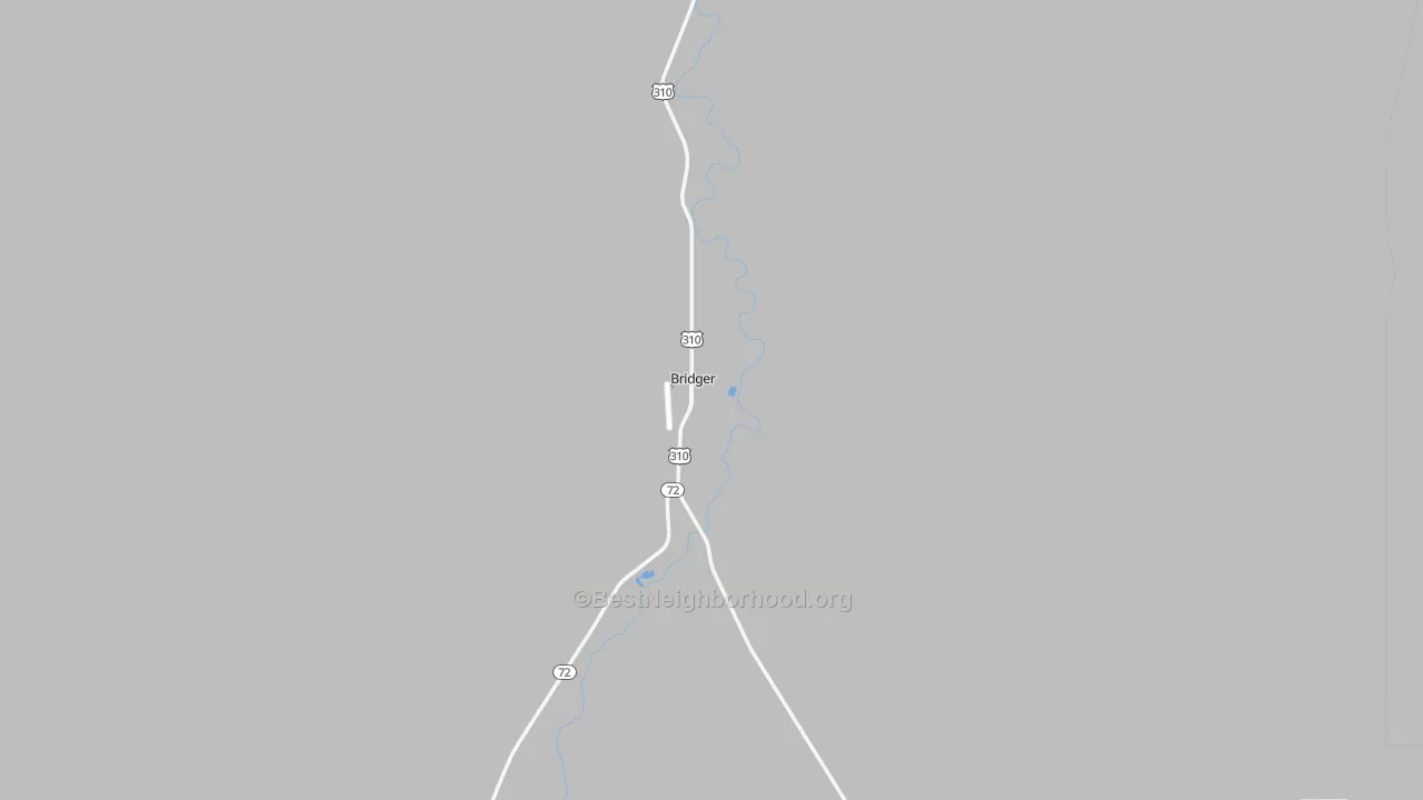 Transit Grade map of Bridger, MT